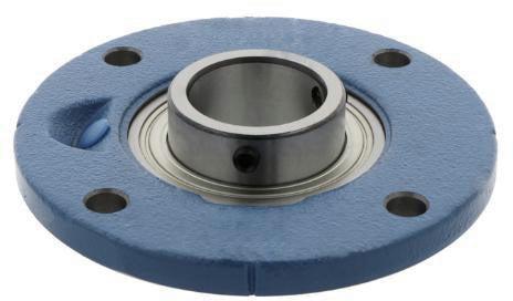 SNR Flanschlager-Gehäuseeinheit USFCE207 35 mm rund Grauguss