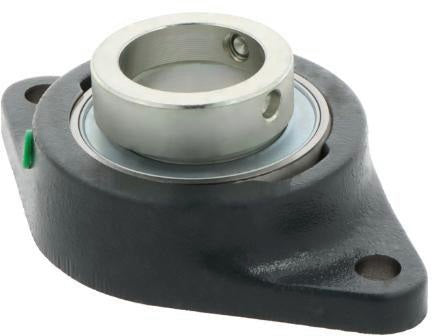 INA Flanschlager-Gehäuseeinheit PCFT50 50 mm oval Grauguss mit Exzenterspannring
