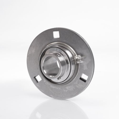 NTN Flanschlager-Gehäuseeinheit AELPF203 W3 17 mm rund – 3-Loch, Exzenterspannring