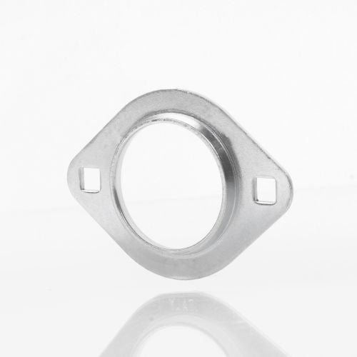 SKF Flanschlagergehäuse PFT47 47 mm oval – Stahlguss für durchgehende Welle