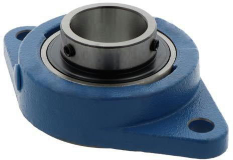 SNR Flanschlager-Gehäuseeinheit UCFLZ207 35 mm oval – zweifach gedichtet, Grauguss