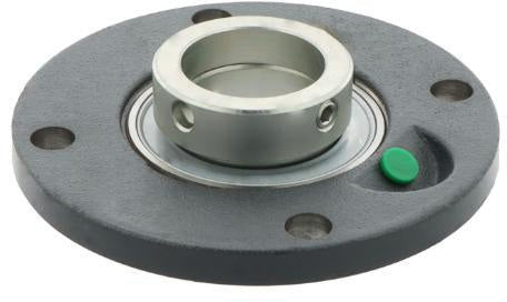 Flanschlager-Gehäuseeinheit PME45 45 mm rund von NKE – Grauguss, Exzenterspannring