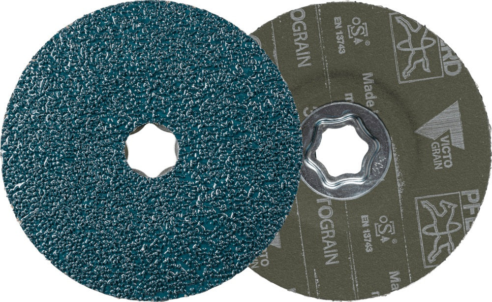 PFERD TOOLS Fiberscheibe Combiclick VICTOGRAIN Ø125 mm K36 – 25 Stück