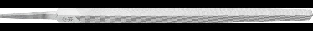 PFERD Werkstattfeile Dreikant DIN 7261, 100 mm, Hieb 1, Form C, für Metall und Profilbearbeitung