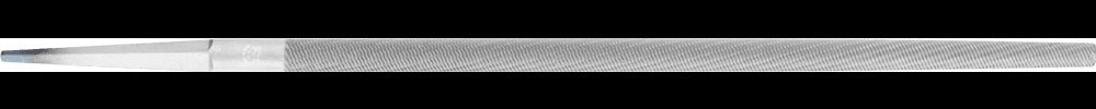 PFERD Werkstattfeile DIN 7261, rund, 100 mm, Hieb 1, Form F, für Radien und Profile