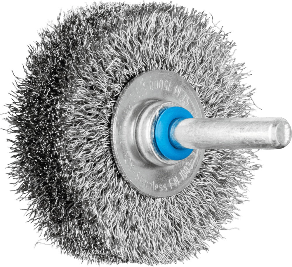 PFERD TOOLS Rundbürste RBU 5015/6 INOX Ø 50 mm, 6 mm Schaft, gewellter Draht