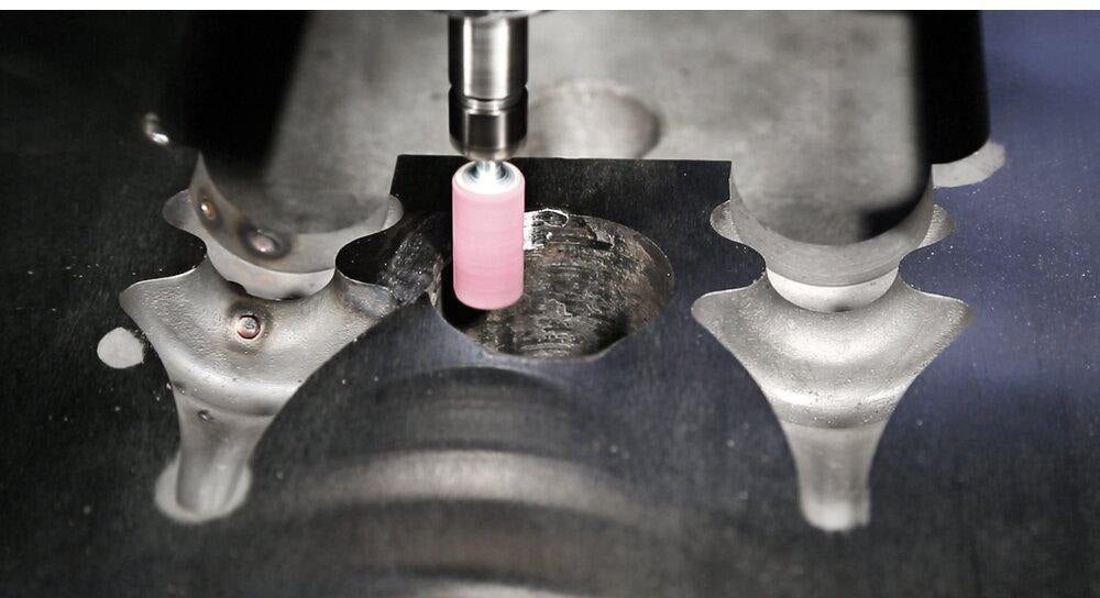 PFERD Schleifstiftesatz STEEL EDGE 15-teilig, Schaft-Ø 3 mm, Edelkorund, Diverse Formen