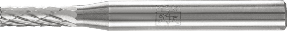 PFERD Hartmetall-Frässtift ZYAS Ø4 mm Kopflänge 13 mm Schaft-Ø 6 mm Verzahnung 3 PLUS