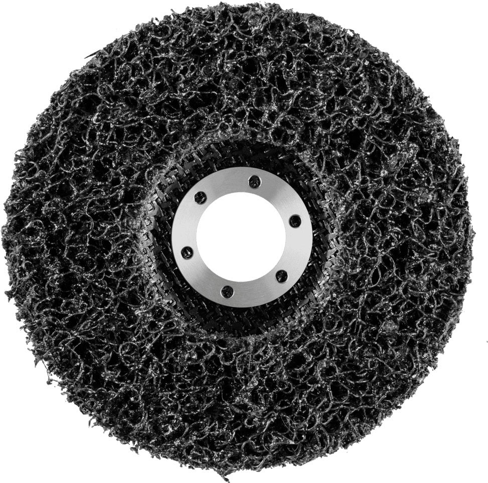 PFERD POLICLEAN Grobreinigungsscheibe Ø115x13 mm, Bohrung 22,23 mm – für Edelstahl, Stahl, ALU