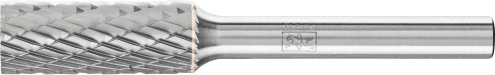 PFERD Frässtift ZYA 4 mm Hartmetall Schaft 6 mm Verzahnung 3 PLUS