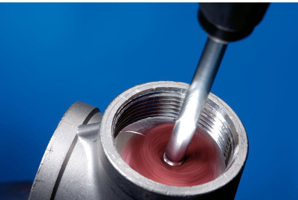PFERD POLINOX Schleifstern Ø 25 mm K 100 – 2-lagig für INOX, Stahl & Alu