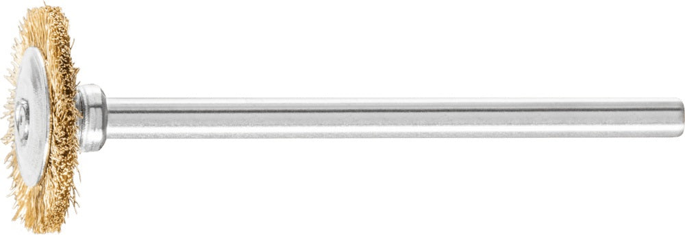 PFERD TOOLS Minirundbürste RBU 1602/3 ST 0,10 – Stahlbürste 16 mm