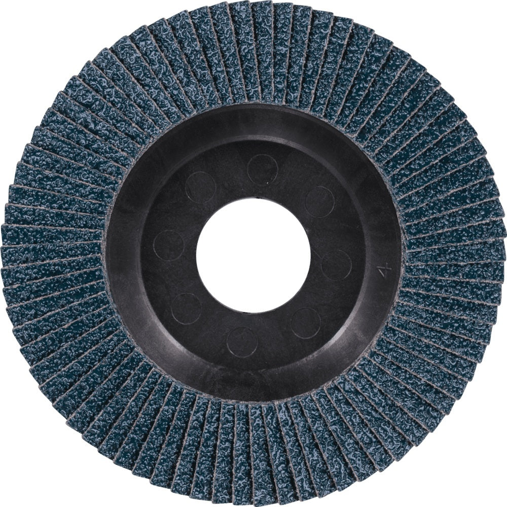PFERD POLIFAN Fächerscheibe TRIM Ø125 mm K40 Zirkonkorund für Stahl & INOX