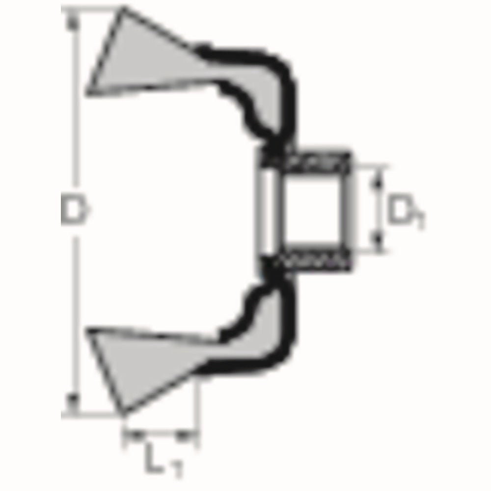 PFERD Topfbürste POS TBG ST Ø65mm M14 Stahldraht 0,35mm für Winkelschleifer