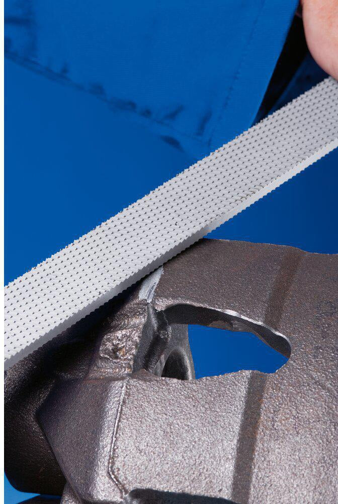 PFERD Werkstattfeile DIN 7264, 300 mm, flachstumpf, Zahnung 2 mittel, für Stahl, Guss, Aluminium