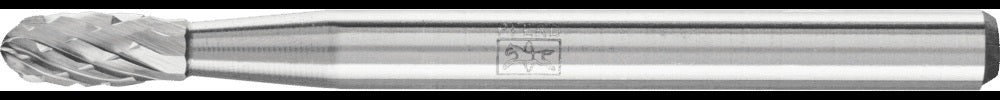 PFERD Kleinfrässtift Form O TRE 3 mm Hartmetall Verzahnung 3 PLUS