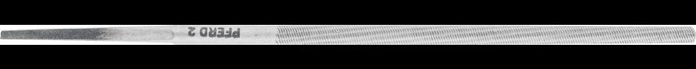 PFERD Werkstattfeile DIN 7261, rund, 100 mm, Hieb 1, Form F, für Radien und Profile