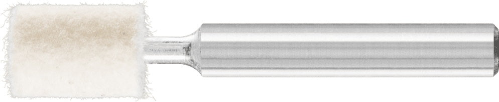 Filzpolierstift Zylinder 10x15 mm Schaft 6 mm von PFERD – mittlere Härte für exakte Formen