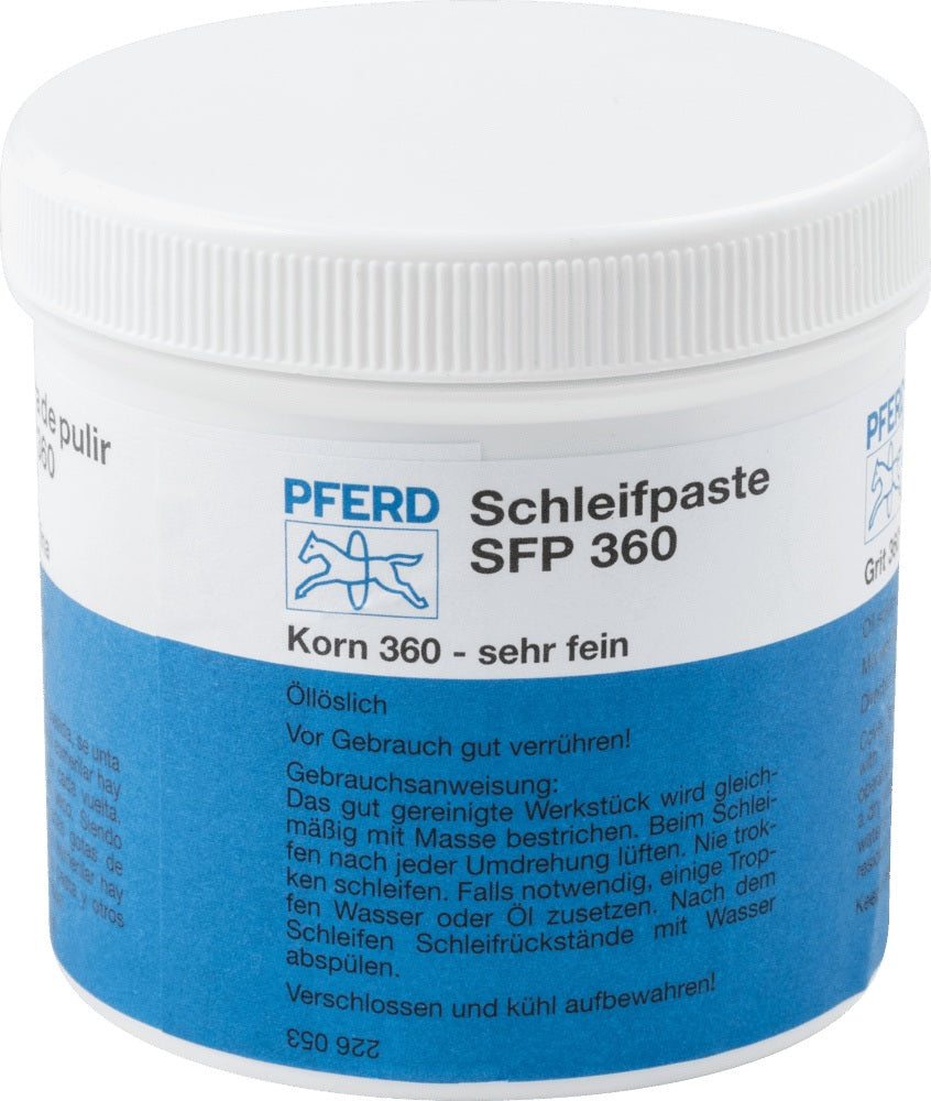 PFERD Schleifpaste SFP 280 mittel/fein K.90 – 250 g für Feinstschleifen und Polieren