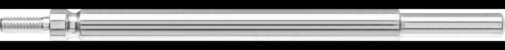 PFERD POLINOX Spannschaft 75 mm, Schaft-Ø 6 mm für Schleifsterne