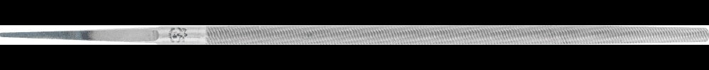 PFERD Werkstattfeile DIN 7261, rund, 100 mm, Hieb 1, Form F, für Radien und Profile