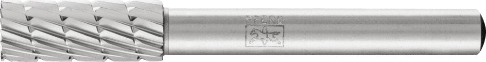 PFERD HSS-Frässtift ZYAS 6 mm Zylinderform mit Stirnverzahnung, Schaft-Ø 6 mm