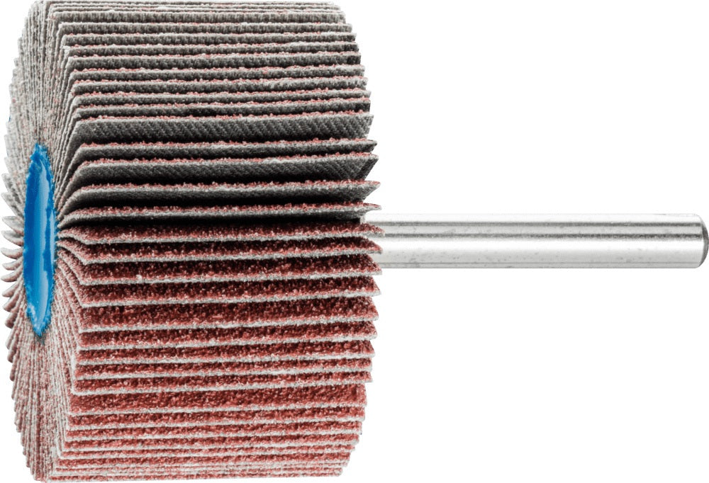 PFERD Fächerschleifer Ø30x15 mm K60 Korund für Grob- bis Feinschliff, Schaft-Ø 6 mm
