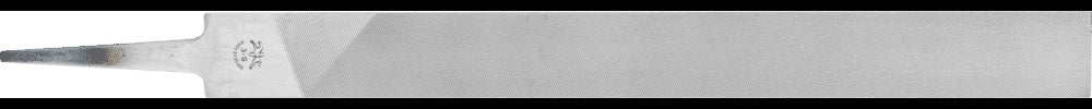 PFERD Werkstattfeile DIN 7261 L.100mm Q.12x2,5mm Hieb 1 Flachstumpf – Form A, für Stahl, Guss, Aluminium