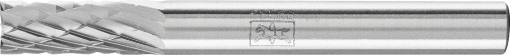 PFERD Hartmetall-Frässtift ZYAS Ø4 mm Kopflänge 13 mm Schaft-Ø 6 mm Verzahnung 3 PLUS