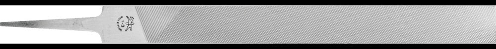 PFERD Werkstattfeile DIN 7261 L.100mm Q.12x2,5mm Hieb 1 Flachstumpf – Form A, für Stahl, Guss, Aluminium