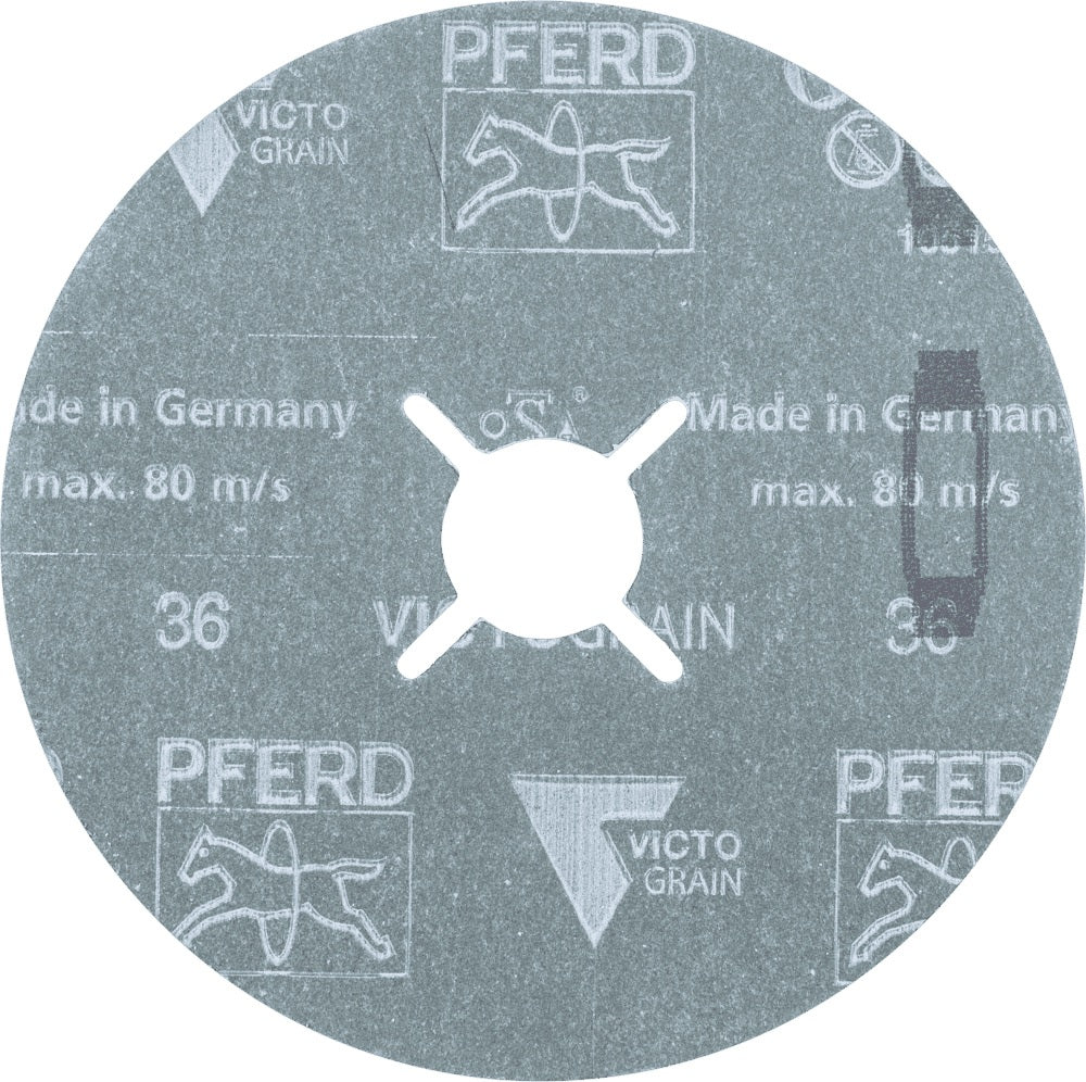 PFERD TOOLS Fiberscheibe FS VICTOGRAIN Ø125 mm K36 – Höchste Abtragsleistung