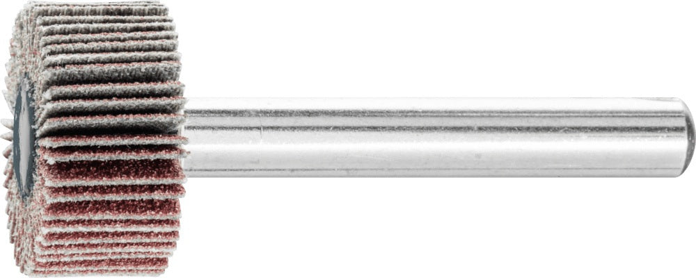 PFERD Fächerschleifer Ø30x15 mm K60 Korund für Grob- bis Feinschliff, Schaft-Ø 6 mm