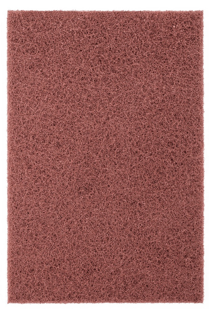 PFERD POLINOX Handpad 224x154 mm Körnung 80 rotbraun – Für Feinstschliff und Reinigung
