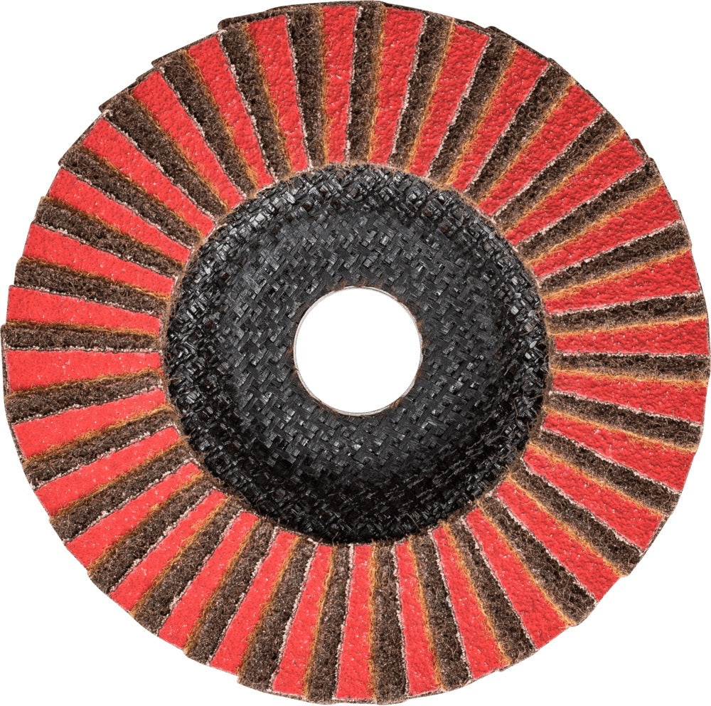 PFERD Fächerschleifscheibe Ø125 mm K120/240 CO-COOL Keramikkorn – 5 Stück
