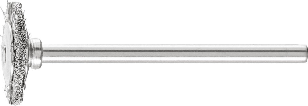 PFERD TOOLS Minirundbürste RBU 1602/3 ST 0,10 – Stahlbürste 16 mm