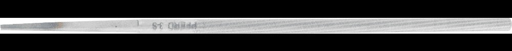PFERD Werkstattfeile DIN 7261, rund, 100 mm, Hieb 1, Form F, für Radien und Profile