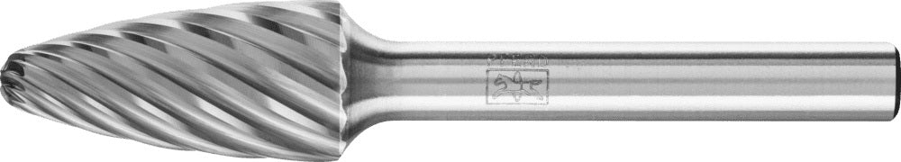 PFERD Frässtift RBF Hartmetall 6 mm Kopf-Ø 18 mm Schaft-Ø 6 mm Verzahnung 3 PLUS
