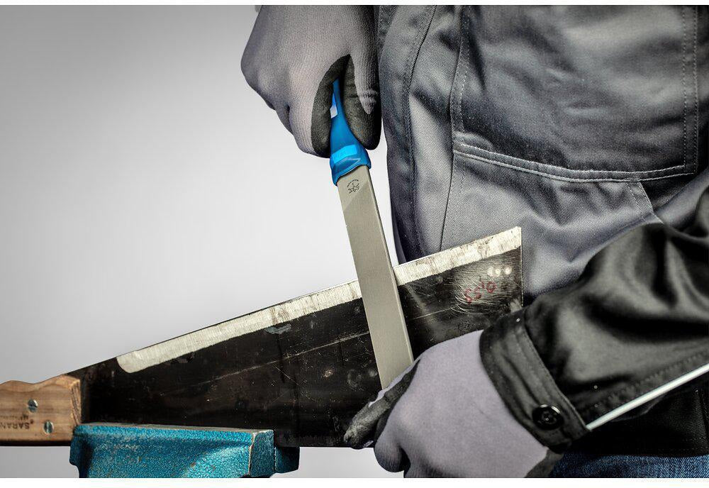 PFERD TOOLS Kettensägenfeile 150 mm, 16 x 3 mm, Hieb 2, Form F – für Tiefenbegrenzer