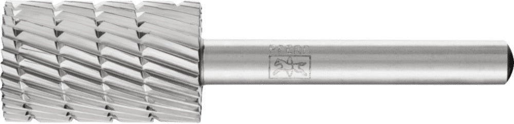 PFERD HSS-Frässtift ZYAS 6 mm Zylinderform mit Stirnverzahnung, Schaft-Ø 6 mm