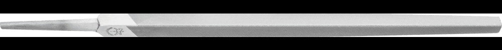 PFERD Werkstattfeile Dreikant DIN 7261, 100 mm, Hieb 1, Form C, für Metall und Profilbearbeitung