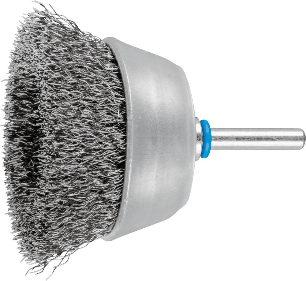 PFERD TOOLS Topfbürste TBU INOX Ø 50 mm, Drahtstärke 0,3 mm, Edelstahl, Schaftaufnahme