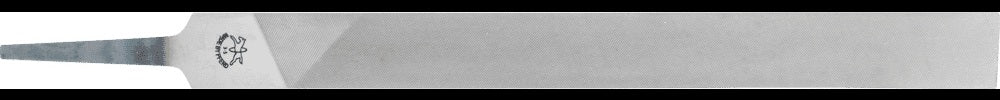 PFERD Werkstattfeile DIN 7261 L.100mm Q.12x2,5mm Hieb 1 Flachstumpf – Form A, für Stahl, Guss, Aluminium