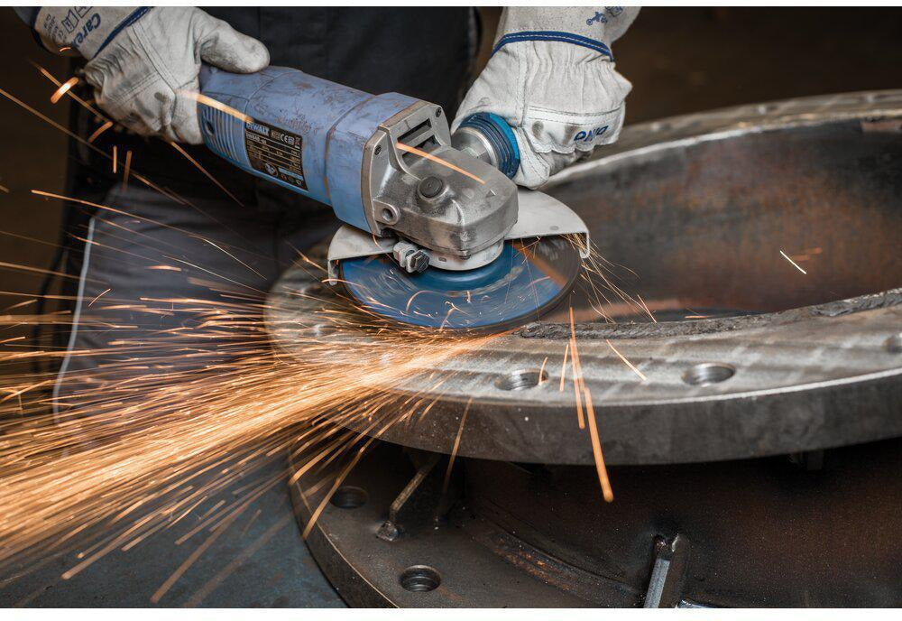 PFERD Schruppscheibe PSF STEEL Ø115 mm, 7,2 mm, Korund A – 10 Stück für Winkelschleifer