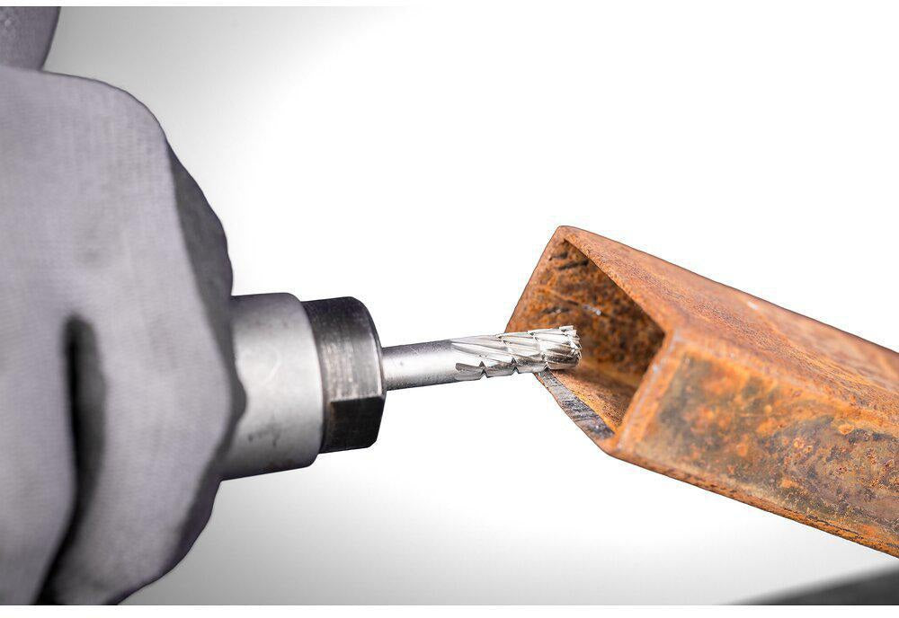 PFERD HSS-Frässtift ZYAS 6 mm Zylinderform mit Stirnverzahnung, Schaft-Ø 6 mm