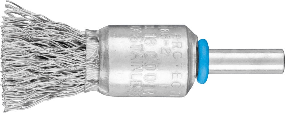 PFERD TOOLS Pinselbürste PBU INOX Ø 15 mm Edelstahldraht für Entrosten und Reinigen