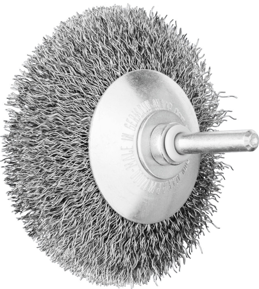 PFERD TOOLS Kegelbürste KBU Ø80mm Stahldraht 0,3mm Schaft 6mm für Bohrmaschine