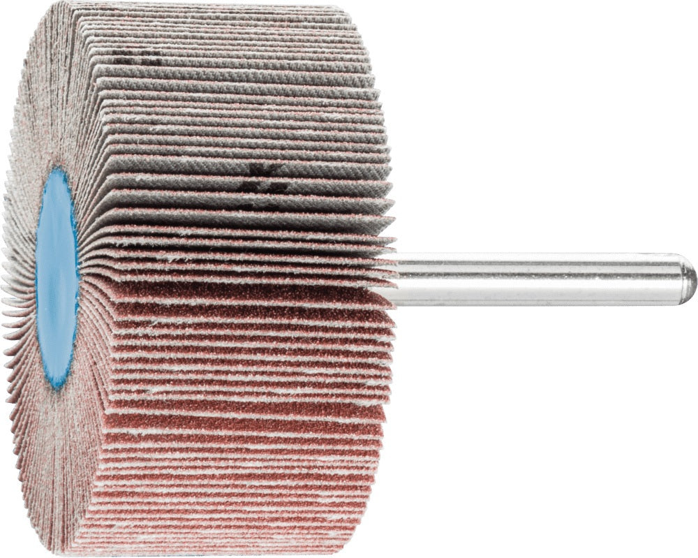 PFERD Fächerschleifer Ø30x15 mm K60 Korund für Grob- bis Feinschliff, Schaft-Ø 6 mm