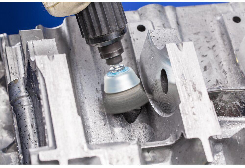 PFERD TOOLS Topfbürste TBU INOX Ø 50 mm, Drahtstärke 0,3 mm, Edelstahl, Schaftaufnahme