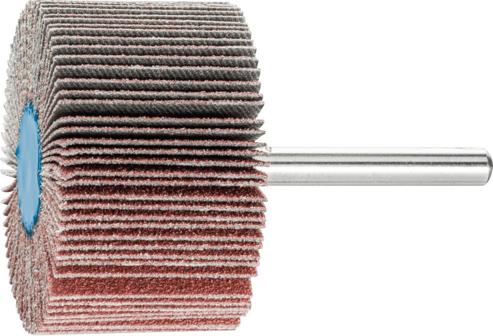 PFERD Fächerschleifer Ø30x15 mm K60 Korund für Grob- bis Feinschliff, Schaft-Ø 6 mm