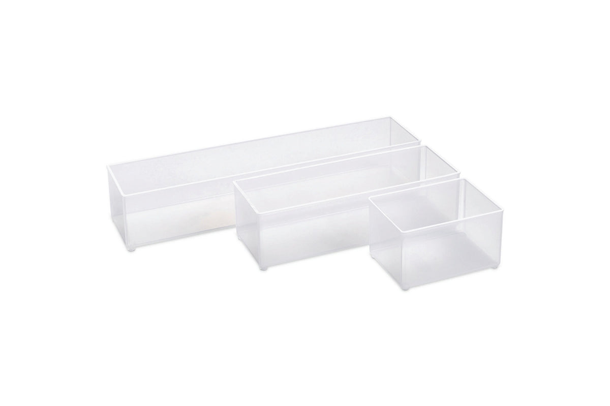 raaco Einsatz 55 A8-3, 55x235x47 mm, transparent, aus PP